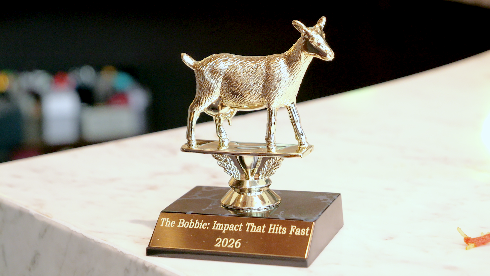 Bobyard award trophy
